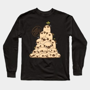 Pugmas Xmas Tree Long Sleeve T-Shirt